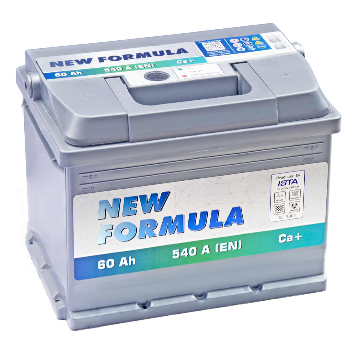 Автомобильный аккумулятор ISTA - New Formula 6СТ-60Ah Аз 540 (EN) 5602202250 NEW FORMULA 5602202250